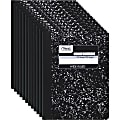 Mead® Composition Books, 7.5" x 9.75", Wide Ruled, 100 Sheets, Black Marble, Pack Of 12 1 thumbnail image
