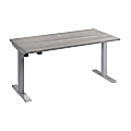 Bush Business Furniture Move 40 Series Electric Height-Adjustable Standing Desk, Platinum Gray/Cool Gray Metallic, Standard Delivery - M4S6030PGSK 1 thumbnail image