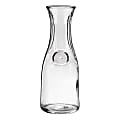Anchor Hocking Glass Carafes, 34 Oz, Clear, Set Of 12 Carafes