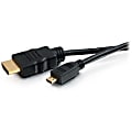 C2G High-Speed HDMI To Micro HDMI Cable With Ethernet, 1.6' 1 thumbnail image