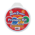 Ready 2 Learn Jumbo Circular Washable Stamp Pads, Primary, Set Of 4