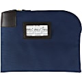 Sparco Locking Currency Bag - 8.50" Width x 11" Length - Navy - 1/Pack - Coin, Currency, Document 1 thumbnail image