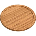 Lipper Bamboo Turntables - 1.5" Height - Tabletop - Honey - Bamboo - 1