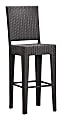 Zuo® Outdoor Anguilla Guest Chair, 47"H x 16"W x 17 1/2"D, Espresso
