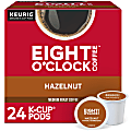 Eight O'Clock® Single-Serve Coffee K-Cup® Pods, Hazelnut, Carton Of 24 1 thumbnail image