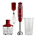 National® 500-Watt Multi-Purpose 4-In-1 Immersion Blender With Attachments, Red 1 thumbnail image