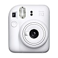 Fujifilm Instax Mini 12 Instant Film Camera With Lens, Clay White