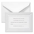 Custom Premium Wedding & Event Response Cards With Envelopes, Adorned In Pearl, 4-7/8" X 3-1/2", Box Of 25 Cards 1 thumbnail image
