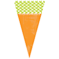 Amscan 370103 Easter Carrot-Shaped Cellophane Treat Bags, Medium, Orange, 15 Bags Per Pack, Set Of 5 Packs 1 thumbnail image