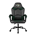 Imperial Adjustable Oversized Vinyl High-Back Office Task Chair, NFL Green Bay Packers, Black/Green 1 thumbnail image