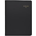 AT-A-GLANCE® 2-Person Daily Appointment Book, 8" x 11", Black, January To December 2022, 7022205