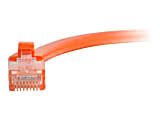 C2G 1ft Cat6 Snagless Unshielded (UTP) Ethernet Network Patch Cable - Orange - Patch cable - RJ-45 (M) to RJ-45 (M) - 1 ft - CAT 6 - molded, snagless, stranded - orange 1 thumbnail image