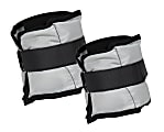 Mind Reader Adjustable Wrist And Ankle Weights, 3 Lb, 1"H x 12-3/4"W x 5-1/4"D, Gray, Pack Of 2 Weights 1 thumbnail image