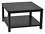 Ave Six Merge Coffee Table, Square, Black