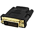 4XEM DVI-D Male To HDMI Female Adapter - 1 Pack - 1 x 25-pin DVI-D Digital Video Male - 1 x 19-pin HDMI Digital Audio/Video Female - 1920 x 1200 Supported - Nickel, Gold Connector - Black