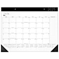 2025 AT-A-GLANCE® Contemporary Monthly Desk Pad Calendar, 21-3/4" x 17", January To December, SK24X00