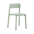Eurostyle Tibo Polypropylene Stackable Outdoor Side Chairs, Mint, Set Of 2 Chairs 1 thumbnail image