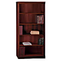 Office Depot® Brand Traditional Bookcase, 5-Shelf, 72 3/4"H x 35 5/8"W x 12 7/8"D, Harvest Cherry 1 thumbnail image