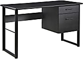Realspace® Halton 48"W Computer Desk, Black