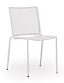 Zuo® Outdoor Repulse Bay Guest Chair, 31 1/2"H x 16 1/2"W x 19 7/10"D, White