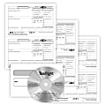 ComplyRight® W-2 Recipient Copy Only Tax Form Set, 5-Part, 2-Up, with Envelopes & TaxRight Software, Pack of 50 1 thumbnail image