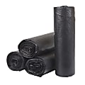 Inteplast HDPE Can Liners, 22 Microns, 43" x 48", Black, Pack Of 150 Liners 1 thumbnail image