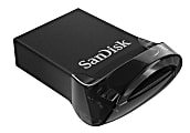 SanDisk® Ultra Fit™ USB 3.1 Flash Drive, 256GB, Black, SDCZ430-256G-A46