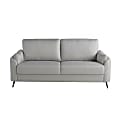 Lifestyle Solutions Birmingham Polyester Sofa, 34-5/8”H x 75-5/8”W x 31-1/8”D, Smoke 1 thumbnail image