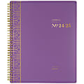 2024-2025 Cambridge® WorkStyle® Balance Weekly/Monthly Academic Planner, 8-1/2" x 11", Purple Swirl, July 2024 To June 2025, 1606-905A-19 1 thumbnail image