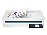 HP ScanJet Enterprise Flow N6600 fnw1 - Document scanner - Contact Image Sensor (CIS) - Duplex - A4/Legal - 600 dpi x 600 dpi - up to 50 ppm (mono) / up to 50 ppm (color) - ADF (100 sheets) - up to 8000 scans per day - USB 3.0, Gigabit LAN, Wi-Fi(n)