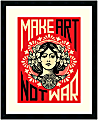 Amanti Art Make Art Not War Framed Art Print By Shepard Fairey, 30"H x 24"W, Black 1 thumbnail image