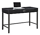 Realspace® Brezio 47"W Computer Desk, Black 1 thumbnail image