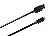 Monster Cable® iCable Lightning/USB Cable For iPhone® 5, iPad® 4 & iPod® Touch 5th Gen, Black 1 thumbnail image