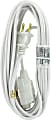 GE 3 Outlet Extension Cord, 15' Long Cord, White 1 thumbnail image