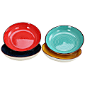 Gibson Color Speckle 4-Piece Salad Bowl Set, 8-1/4", Assorted Colors 1 thumbnail image