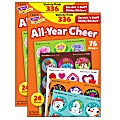 Trend Stinky Stickers, 1", All Year Cheer, 336 Stickers Per Pack, Set Of 2 Packs 1 thumbnail image