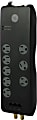 GE 8-Outlet Surge Protector, 4' Cord, Black