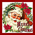 Timeless Frames® Holiday Art, 12” x 12”, Santa Christmas