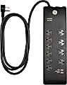 GE 10-Outlet/2 USB Port Surge Protector, 6' Cord, Black 1 thumbnail image