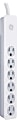 GE 6-Outlet Surge Protector, 3' Cord, White 1 thumbnail image