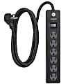 GE 6-Outlet Surge Protector, 6' Cord, Black 1 thumbnail image