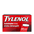 Tylenol Extra Strength Caplets with 500 mg Acetaminophen, Box of 100 Caplets
