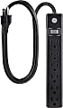 GE 6-Outlet Power Strip, 6' Cord, Black 1 thumbnail image