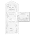 Custom Premium Wedding & Event Invitations, 6” x 15-3/8", Champagne Celebrations, Box Of 25 Cards