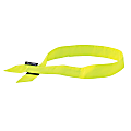 Ergodyne Chill-Its 6705 Evaporative Cooling Bandanas, Lime, Pack Of 24 Bandanas