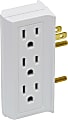 GE 6-Outlet Tap Converter, 3" x 2" x 1", White