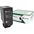 Lexmark Original High Yield Laser Toner Cartridge - Magenta - 1 Each - 12000 Pages