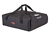 Cambro Standard Pizza GoBags, For 2 Boxes, 6 1/2" x 20 3/4" x 21 3/4", Black, Set Of 4 GoBags 1 thumbnail image