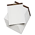 SKILCRAFT® 30% Recycled Perforated Writing Pads, 8 1/2" x 11", White, Legal Ruled, Pack Of 12 (AbilityOne 7530-01-372-3108)