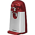 Starfrit® Mightican 3-In-1 Electric Can Opener With Built-In Knife Sharpener And Bottle Opener, 4-3/8" x 4-3/8", Red